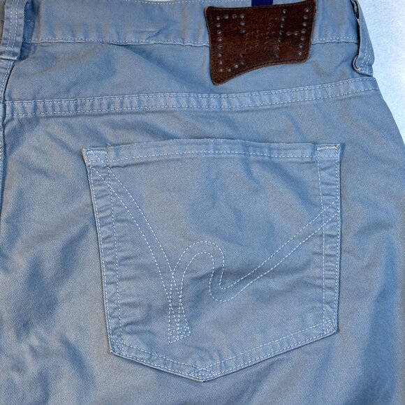 Citizens Of Humanity Mens Straight Leg Light Blue Pants Sz 38 Preppy Comfy Pants - Picture 4 of 12